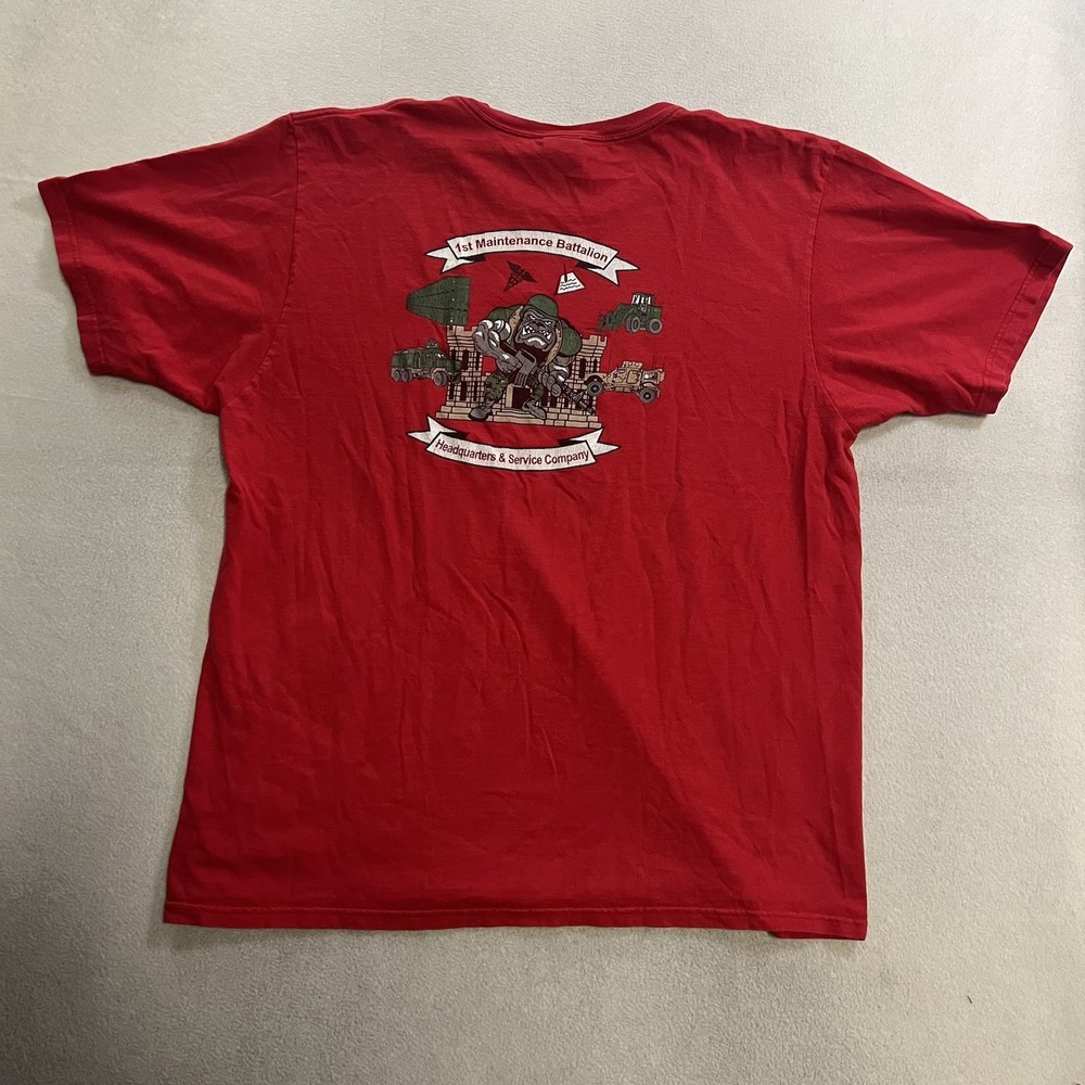 1st Maintenance Battalion Headquarters & Service Company USMC T-Shirt Men's XL